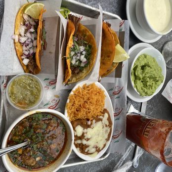 Cozumel Mexican Restaurant signature dishes Birria TacosChicken EnchiladaChalupa